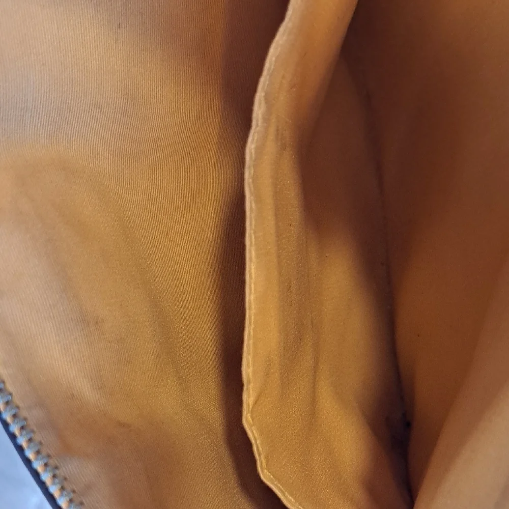 Coach Yellow Crossbody Bag with Zipper and Adjustable Strap - Picture 6 of 7